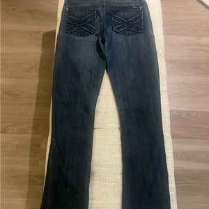 mid rise jeans boot cut